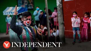 Watch again: Clowns parade through Lima's streets for Peruvian Clown Day