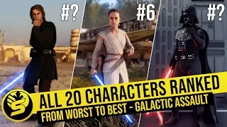 All 20 Heroes Ranked from Worst to Best (August - 2019) | STAR WARS Battlefront 2