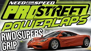 (OUTDATED!) FASTEST RWD SUPER CARS ON GRIP RACES ★ NFS Pro Street (RPM changed to 10.000)