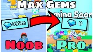 Noob to Pro Speedrun Starting with 1 Billion Gems in Pet Simulator 99!