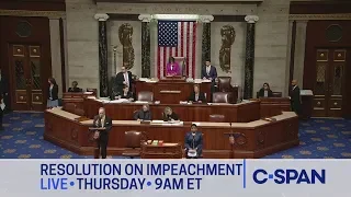 LIVE: U.S. House Debate & Vote on Impeachment Inquiry Resolution