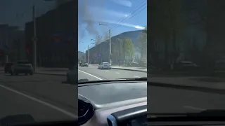 Пожар на Победителей в Минске 1 мая 2023