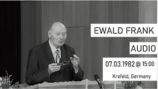 Ewald Frank - Krefeld  15/09/1982 19:30 AUDIO (ENGLISH)