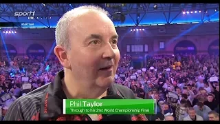 Phil Taylor Interview [SF] 2018 World Championship Darts