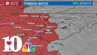 Watch Live: Another round of severe storms expected to arrive in East Tennessee tonight