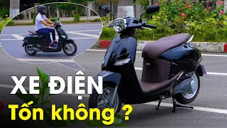 Chi phí sử dụng xe máy điện, xe điện rẻ hơn xe xăng thế nào?