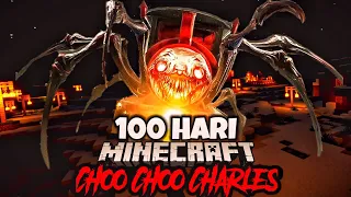 100 Hari Di Minecraft Choo Choo Charles