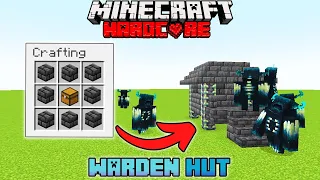 Minecraft Hardcore But I Can Craft OP Mob Huts