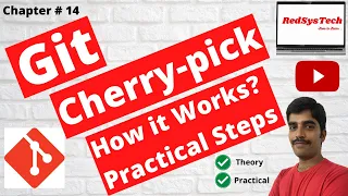 #14 Git cherry-pick | cherry pick | Git cherry pick tutorial | Git cherry-pick | Git | RedSysTech