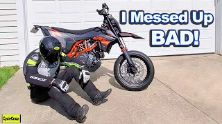Motorcycle Mods a WASTE of Money | 2024 KTM 690 SMC R