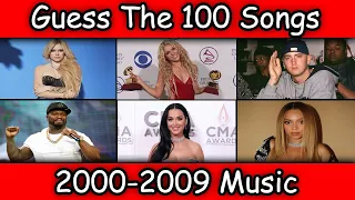 Guess The 100 Songs (2000-2009 Music Quiz)