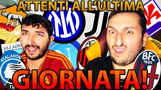 INTER 🥱 JUVENTUS 😱 BOLOGNA 😰 MILAN 🤯 ROMA 🫠 NAPOLI, LAZIO e FIORENTINA 😑 ATALANTA 😏