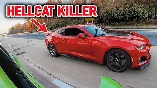 1000hp Twin Turbo Camaro ZL1 TROLLS Hellcat Redeye!