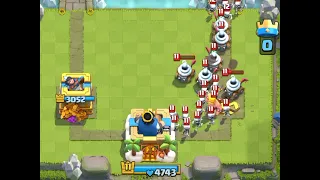 Skeletons and Zappies is Overpowered !!! Clash Royale !!!