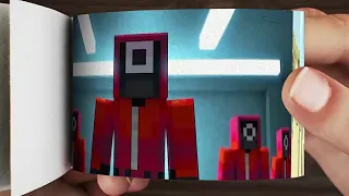 Squid Game Minecraft Flipbook