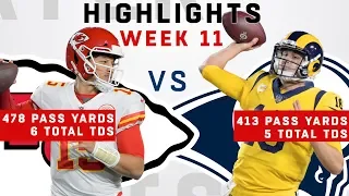 Mahomes vs. Goff DUEL - 891 Passing Yards & 11 Total TDs Combined!!!