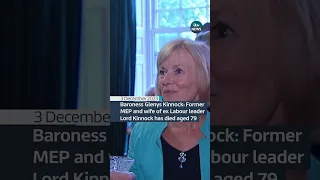 Baroness Glenys Kinnock: Former MEP & wife of ex-Labour leader Lord Kinnock dies aged 79 #itvnews