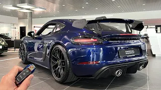 New! 2023 Porsche Cayman GT4 RS Fulloption (500hp) | Awesome SOUND, Visual Review |