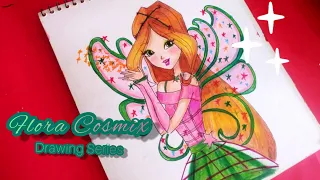 Draw Winx💖 | Episode 1 | Flora Cosmix | Speed Drawing
