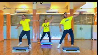 STEP AEROBICS ( Bollywood song ) BY SURESH FITNESS NEW MUMBAI