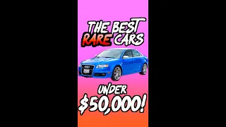 RARE Sporty Cars under $50,000!!