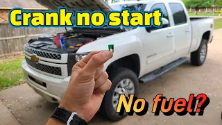 Chevy Silverado CRANK NO START?! Easy fix for GMC Sierra 1500 2500 5.3 4.8 6.0 LS engines