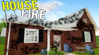 CAN WE FLIP A HOUSE AFTER IT CAUGHT ON FIRE? - House Flipper Beta Gameplay