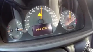 Mercedes Benz CLK 2.3 Kompressor acceleration