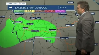 Q2 Billings Area Weather: One more day of widely scattered showers and isolated thunderstorms