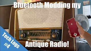 Bluetooth Modding my Antique Radio! | Tech Logs #4 | Mastergeko4