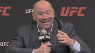 Dana White SLAMS Reporter "What the HELL is That GUY Doing w/ a Microphone"