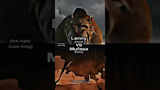 Mufasa vs Smilodons (Ice Age)