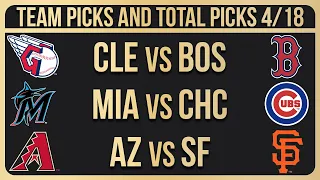 MLB Picks and Predictions Today 4/18/24 | MLB Picks Today 4/18/2024