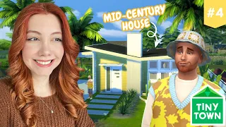 The Sims 4 Tiny Town Challenge (Part 4) | Building a Mid Century House for Ziggy