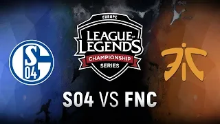 S04 vs. FNC - Week 1 Day 2 | EU LCS Summer Split | FC Schalke 04 vs. Fnatic (2018)