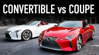 Lexus LC 500 Coupe vs Convertible...Which Would You Choose?