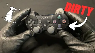 ASMR - Cleaning dirtiest playstation controller 🫧🎮| No Talking