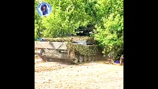 The leopard 2A4 main battle tank in ukraine war