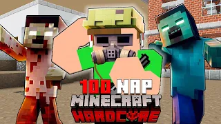 TÚLÉLTEM 100 NAPOT A ZOMBI APOKALIPSZISBAN A MINECRAFTBAN! 😱