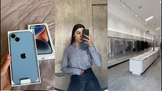 VLOG : КУПИЛА IPHONE 14+ | шоппинг | распаковка