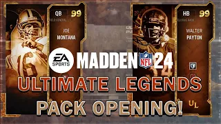 ANOTHER WEEKLY ULTIMATE LEGENDS PACK OPENING! | Madden 24 Ultimate Team