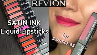 Revlon ColorStay SATIN INK LIQUID LIPSTICKS // Lip Swatches & Review