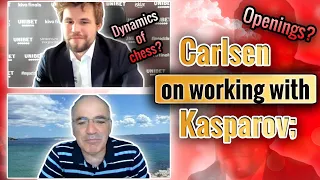 Carlsen On Working With Kasparov | Magnus Carlsen Chess Tour Finals