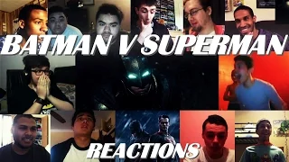 BATMAN V SUPERMAN Dawn of Justice Teaser Trailer #1 REACTIONS