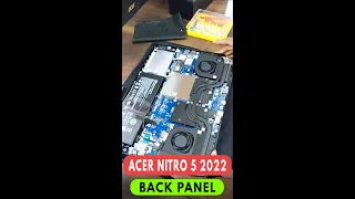 Acer Nitro 5 12500H RTX 3050 - RAM Upgrade Back Panel #shorts