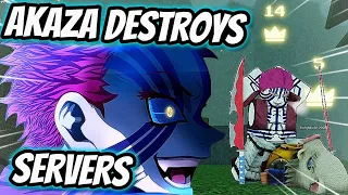 AKAZA DESTROYS SERVERS | Rogue Demon