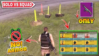 Got Amazing Loot As Bot 🤩 | No Armor 🚫 + Scar-L Only Solo vs Squad 🔥 | Metro Royale Chapter 13