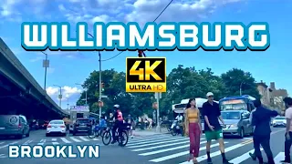 4k Driving Tour through Greenpoint Williamsburg Brooklyn NYC🗽