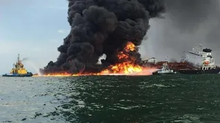 Океан в огне: в Мексиканском заливе произошел взрыв на нефтепроводе😱