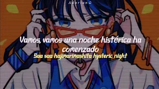 [Ado] Hysteric Night Girl (ヒステリックナイトガール) | Sub. Español, Romanji